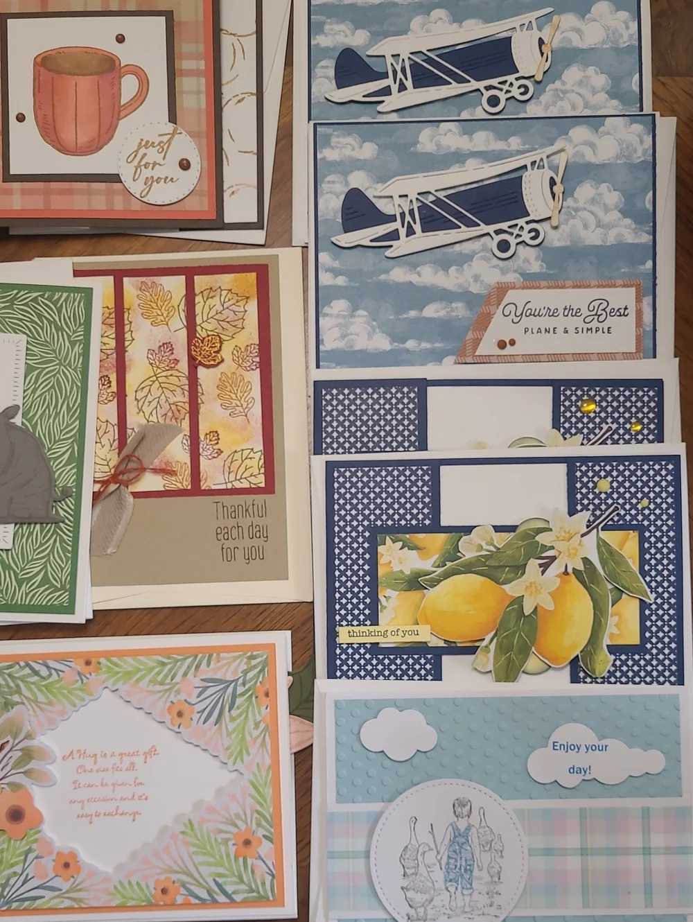 17 Handmade Assorted Mix of Greeting Cards